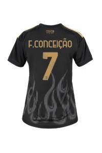Juventus Francisco Conceicao #7 Jalkapallovaatteet Naisten Kolmaspaita 2026-27 Lyhythihainen
